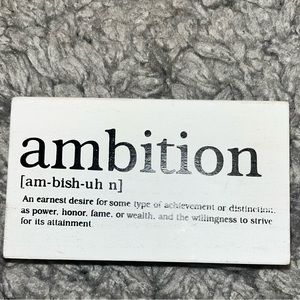 small wooden box sign